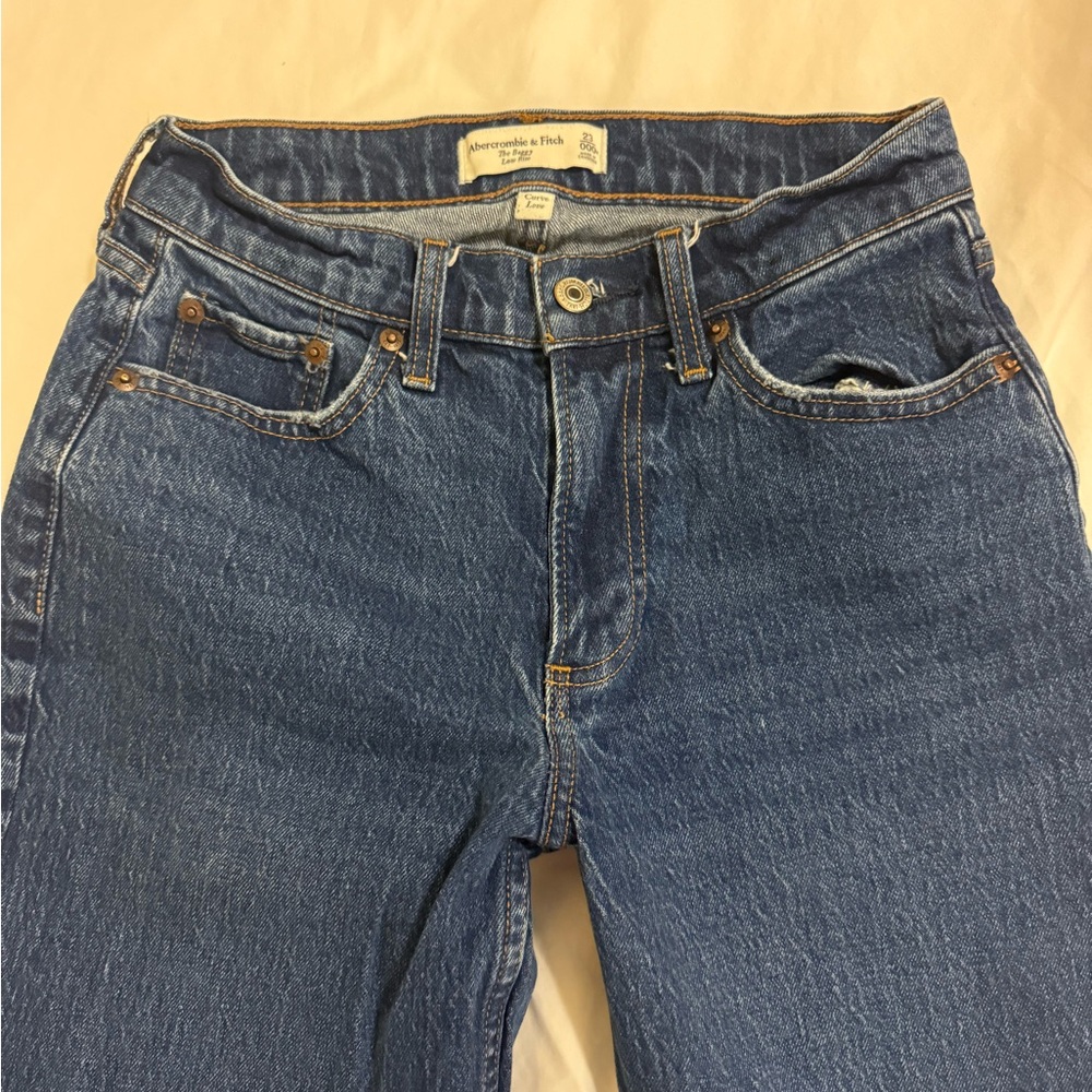 Abercrombie & Fitch Curve Love Low Rise Baggy Jean
